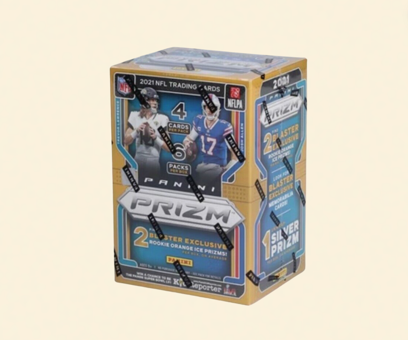 2021 Panini Prizm Football Exclusive Orange Ice Sealed Blaster Box