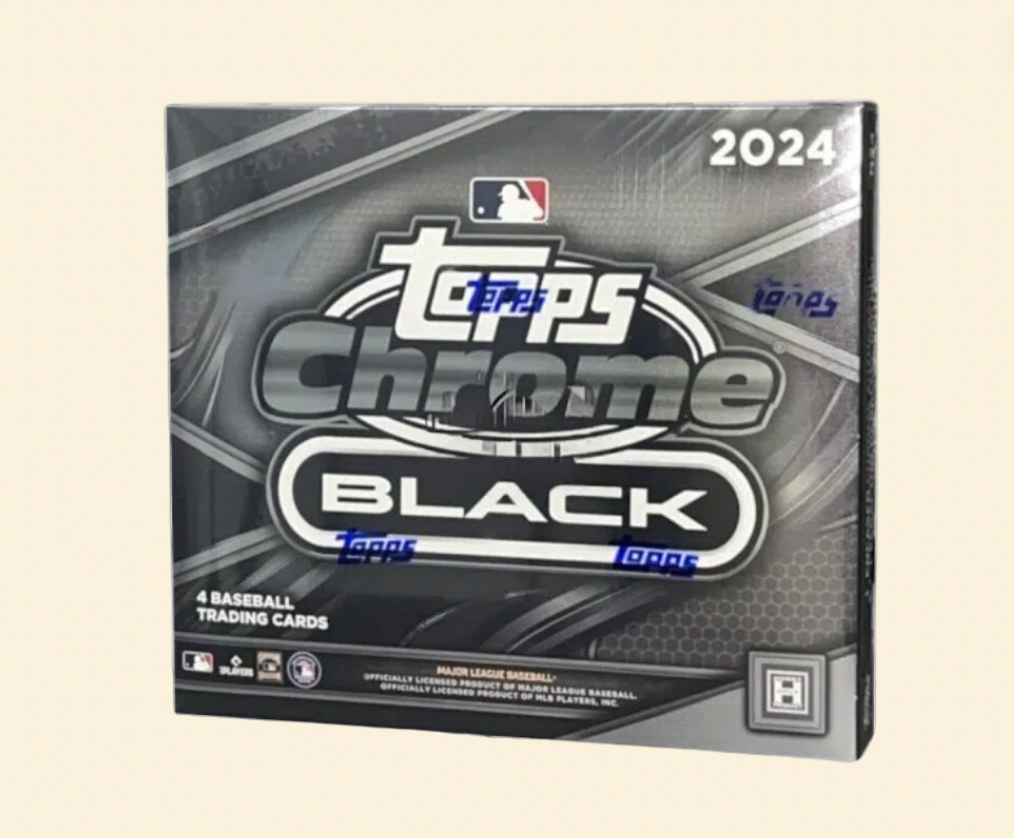 2024 Topps Chrome Black Baseball Sealed Hobby Box