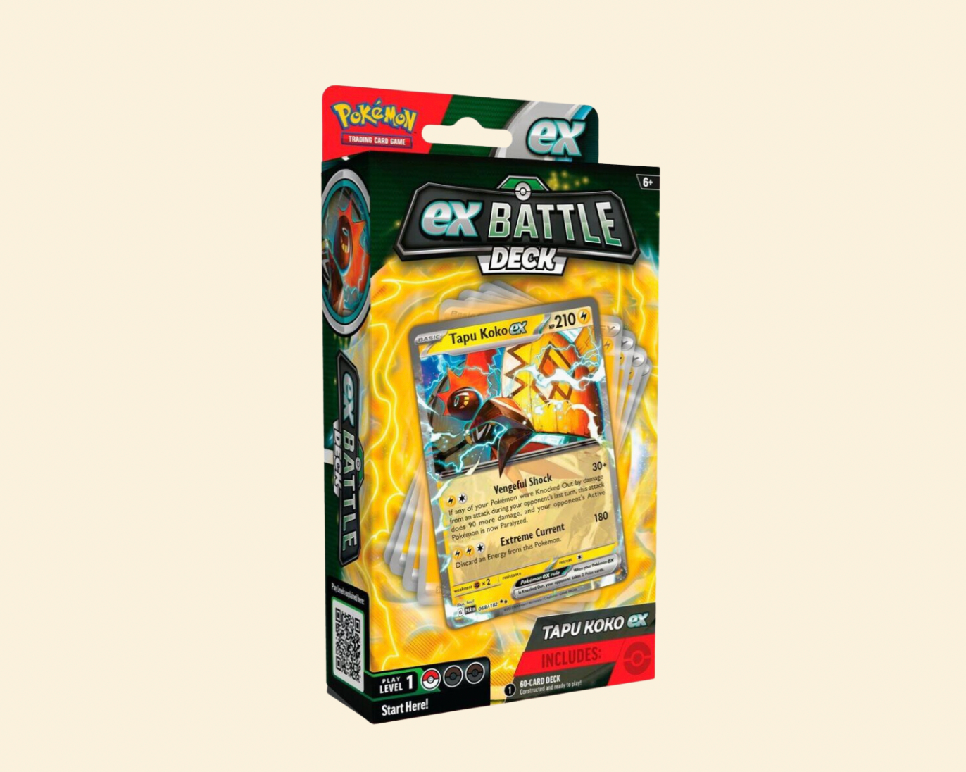 Pokémon TCG: Tapu Koko/Iron Leaves EX League Battle Deck