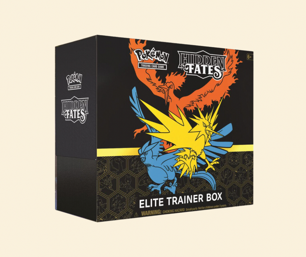 Pokémon TCG Hidden outlets Fates Elite Trainer Box (ETB) Brand New, Factory Sealed