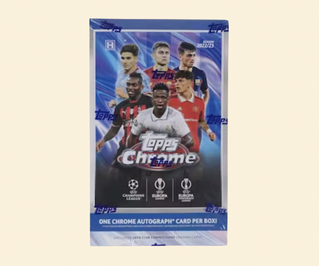 2022-23 Topps Chrome UEFA Club Competitions Soccer Hobby Box