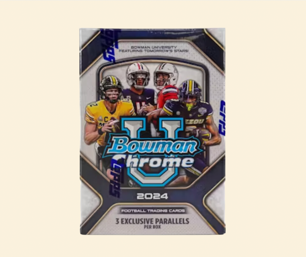 2024 Bowman University Chrome Football Sealed Blaster Box