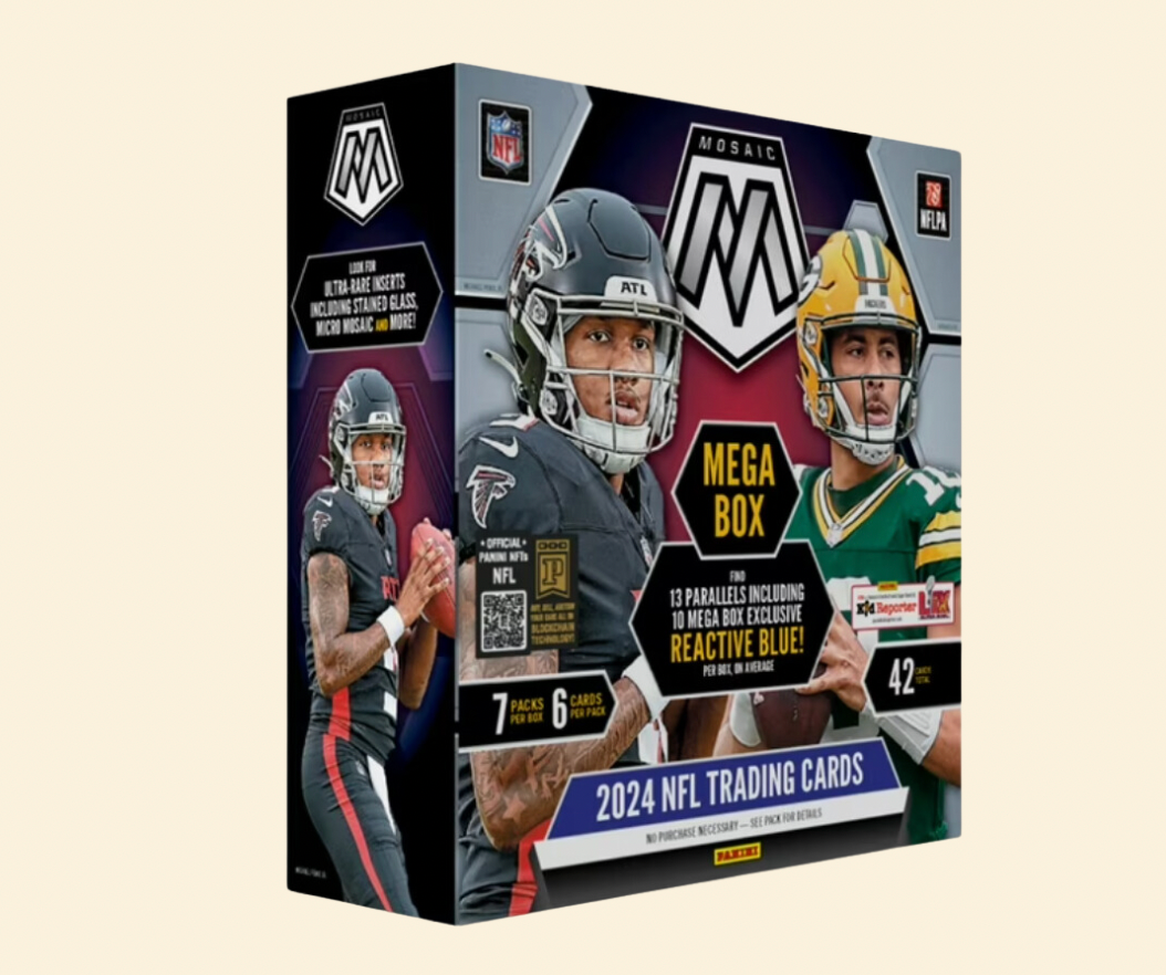 2024 Panini Mosaic Football Mega Box (Reactive Blue)