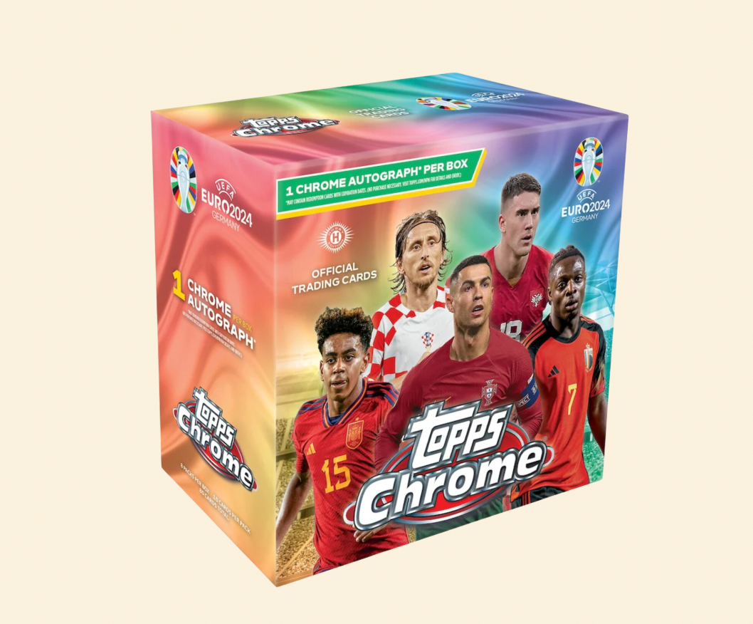 2024 Topps Chrome UEFA Euro Soccer Hobby Box