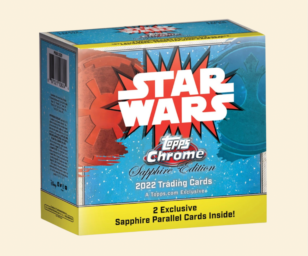2022 Star Wars Topps Chrome Sapphire Edition Hobby Box