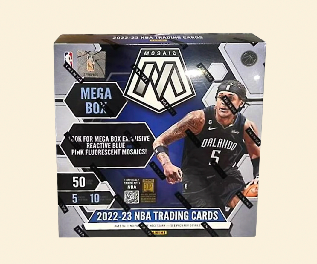 2022-23 Mosaic Basketball NBA Sealed Mega Box (Pink and Blue)