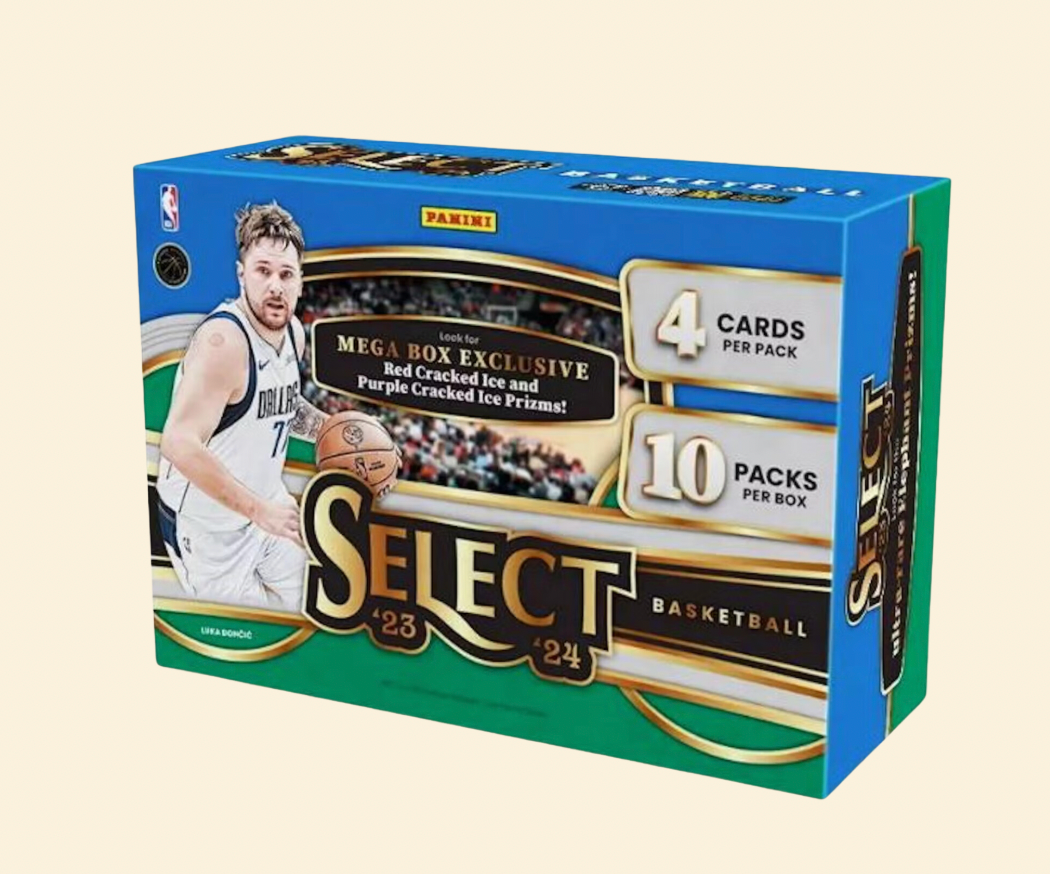 2023-24 Panini Select BasketballMega Box (Red/ Purple Cracked Ice)