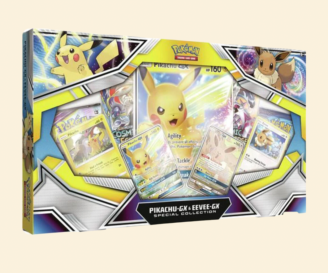 Pikachu GX & Eevee GX Special Collection Box - SM - Cosmic Eclipse (SM12)