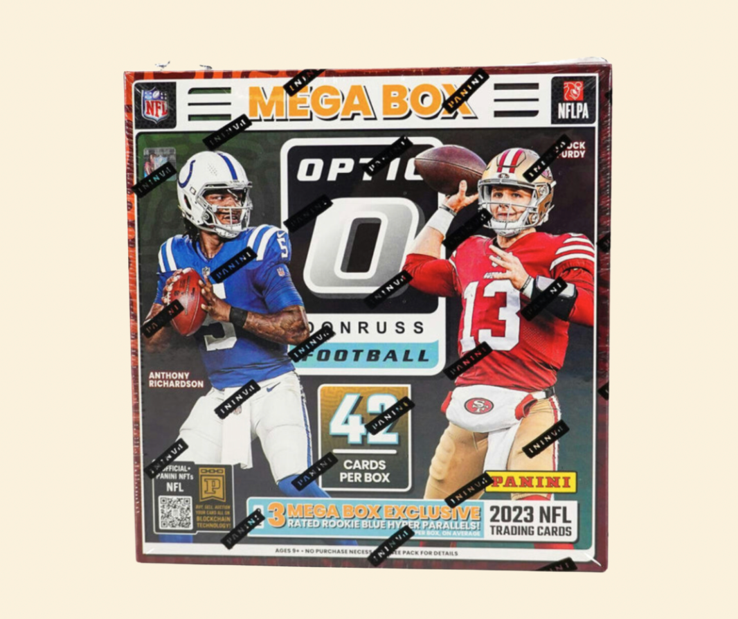 2023 Panini Donruss Optic Football Mega Sealed Box (Blue Hyper)