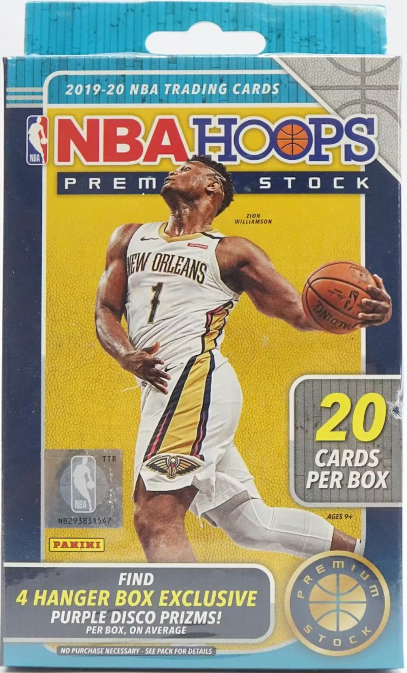 2019-20 NBA Hoops Prem Stock Sealed Hanger Box