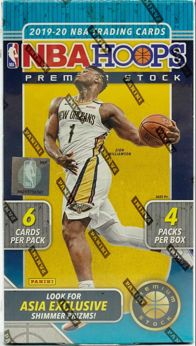 2019-20 Panini NBA Hoops Basketball Tmall Hobby Box