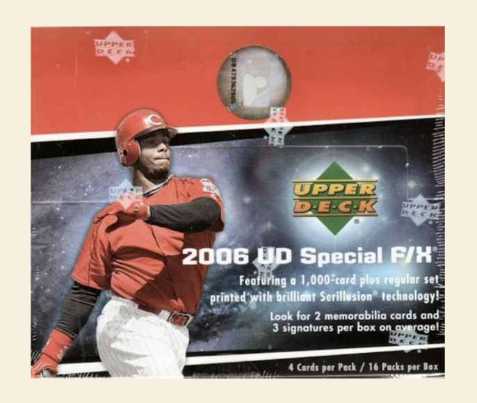 2006 Upper Deck Special F/X Baseball Hobby Box