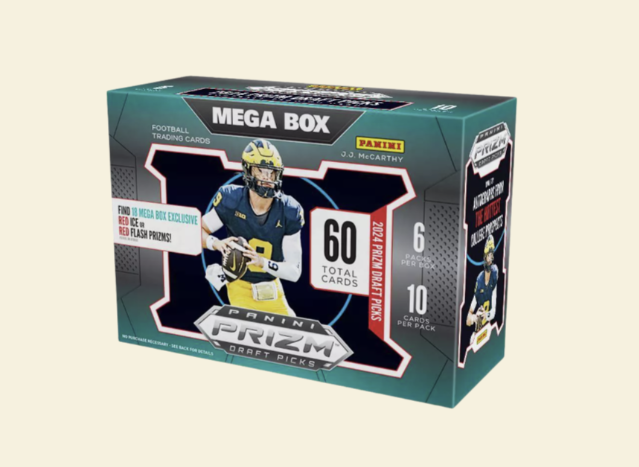 2024 Panini NFL Prizm Draft Picks Football Mega Box