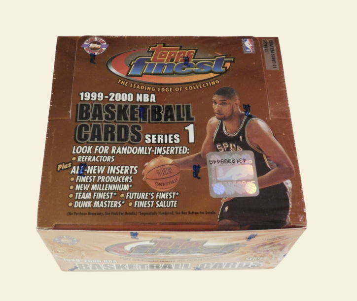 1999-00 Topps Finest Series 1 Basketball Jumbo Box