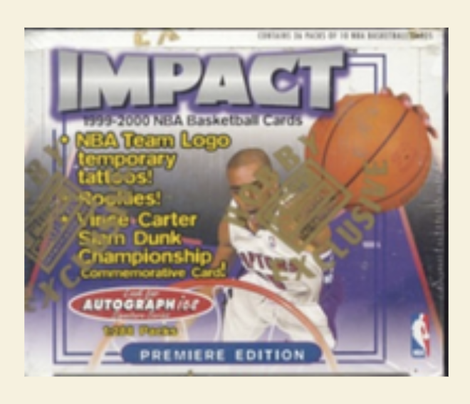 1999-00 Skybox Impact Basketball Hobby Box