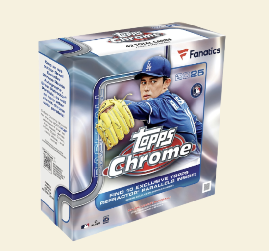 2025 Topps Chrome Fanatics Exclusive Baseball Mega Box