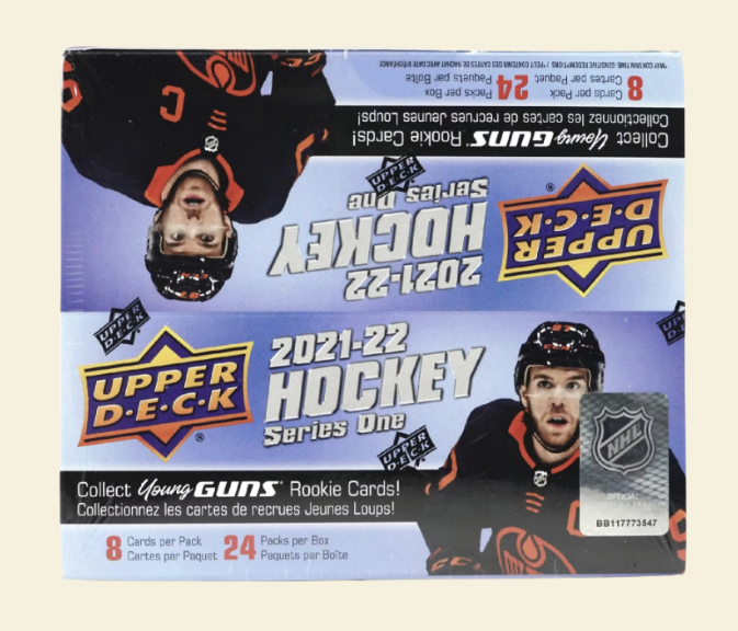 2021-22 Upper Deck Series 1 Hockey Retail Box