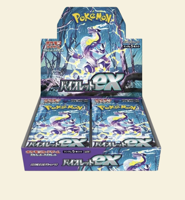 【BOX】バイオレットex 5BOX Pokemon Japanese: Pokemon Violet EX Booster Box