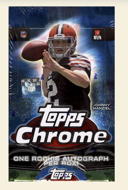 2014 Topps Chrome Football Hobby Box