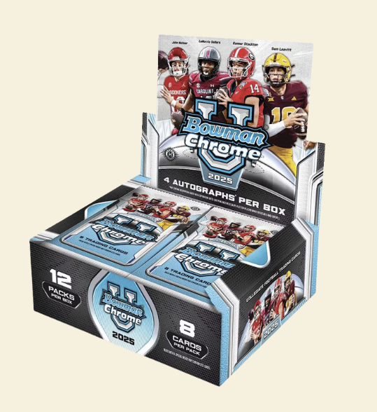 2025 Bowman University Chrome Football Jumbo Box (Presale)