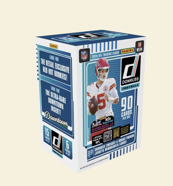 2025 Panini NFL Donruss Football Retail Blaster Box