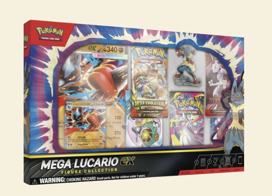 Pokemon: Mega Lucario EX Figure Collection Box (Presale)