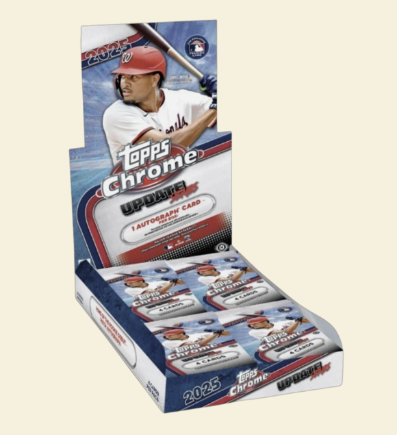 2025 Topps Chrome Update Series Hobby Box (Presale)