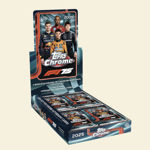 2025 Topps Chrome Formula 1 Hobby Box (Presale)