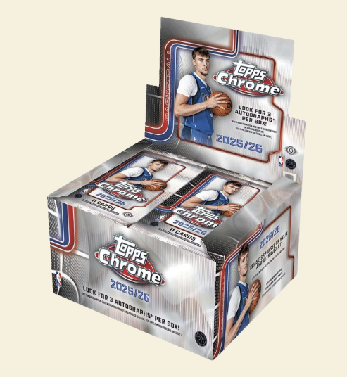 2025-26 Topps Chrome Basketball Jumbo Box (Presale)