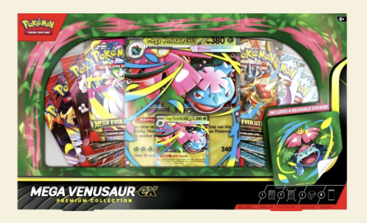 Bleecker Trading - Pokemon: Mega Venusaur EX Premium Collection Box Bleecker Trading - Pokemon: Mega Venusaur EX Premium Collection Box