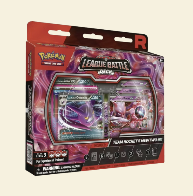 Pokemon: Team Rocket’s Mewtwo ex League Battle Deck