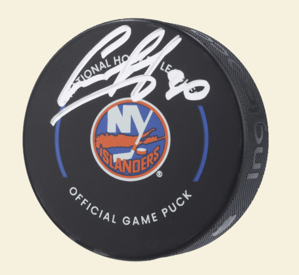 Ilya Sorokin New York Islanders Autographed Official Game Puck