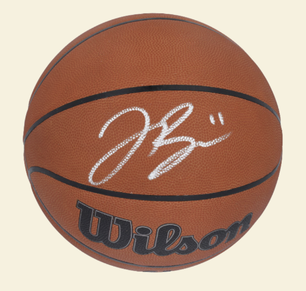 Jalen Brunson New York Knicks Autographed Wilson Authentic Series Indoor/Outdoor Basketball