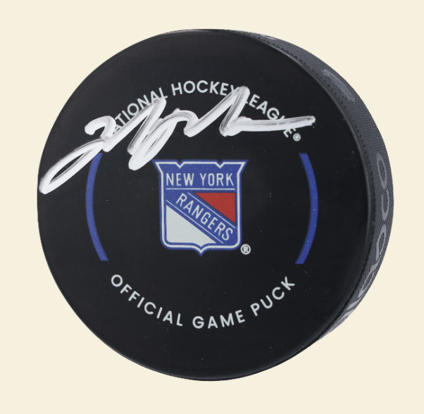 Mark Messier New York Rangers Autographed Official Game Puck