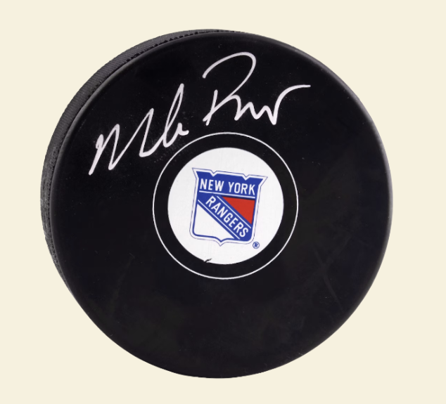 Mike Richter New York Rangers Autographed Hockey Puck