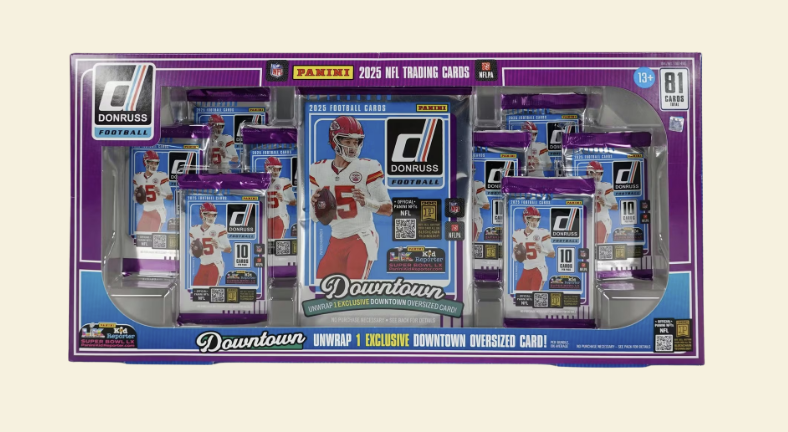 2025 Panini Donruss Football Bundle Box (Oversized Downtown Card!)