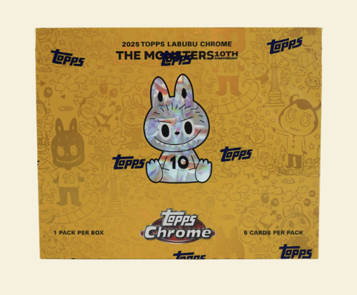 2025 Topps Labubu Chrome 10th Anniversary Hobby Box