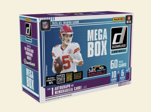 2025 Panini Donruss Football Mega Box (Blue Scope Parallels)