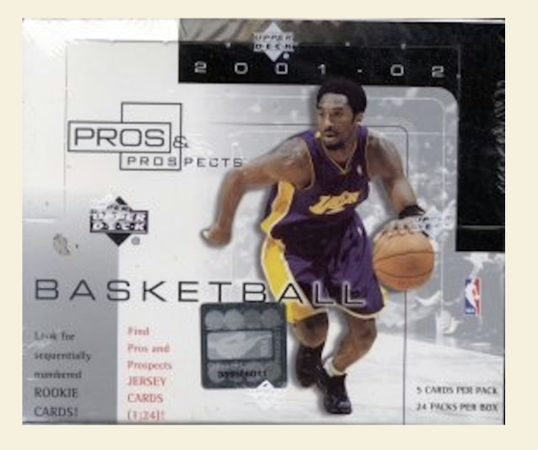 2001-02 Upper Deck Pros & Prospects Basketball Hobby Box