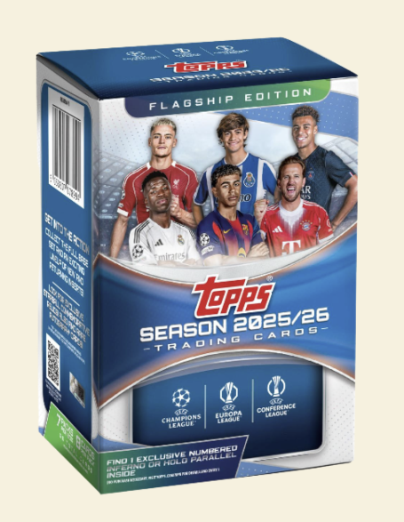 2025-26 Topps UEFA Club Competitions Soccer Blaster Box (Presale)