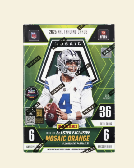 2025 Panini Mosaic Football Blaster Box (Green)