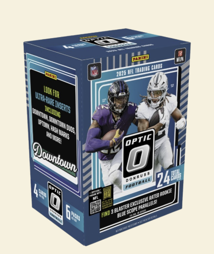 2025 Panini Donruss Optic Football Blaster Box (Blue Scope Parrallels)