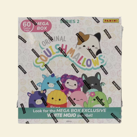 2025 Panini Squishmallows Series 2 Mega Box (White Mojo Parrallels)