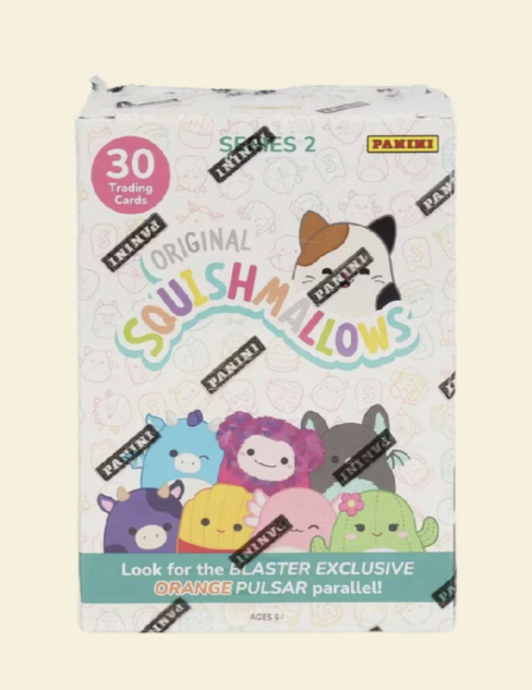 2025 Panini Squishmallows Series 2 Blaster Box (Orange Pulsar Parallels)