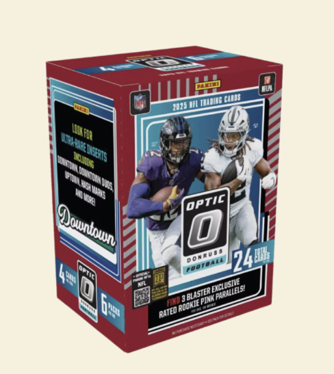 2025 Panini Donruss Optic Football Blaster Box (Rated Rookie Pink Parrallels)