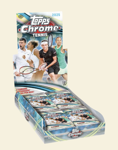 2025 Topps Chrome Tennis Hobby Box (Presale)