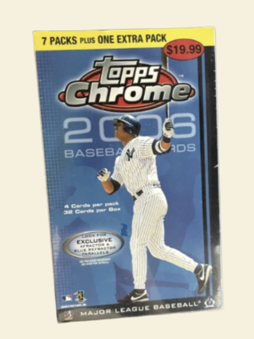 2006 Topps Chrome Baseball Retail Box