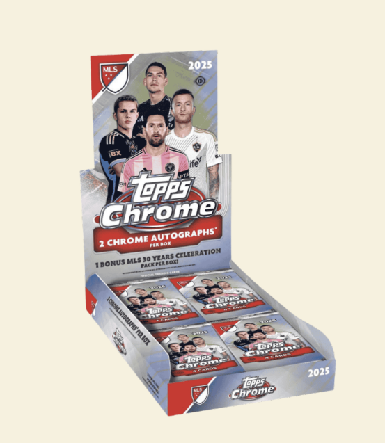 2025 Topps MLS Chrome Soccer Hobby Box (Presale)