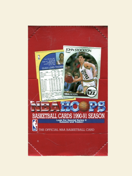 1990-91 NBA Hoops Series 2 Basketball Box