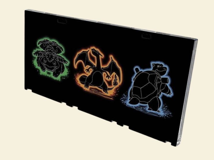 pokemon 3 card display Ultra Pro One Touch Edge 3-Card Pokemon Neon Kanto